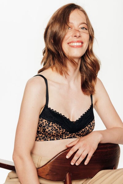 DOUCE Soutien-gorge Post opératoire MULTICO NOIR