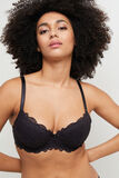 DENTELLE SOUTIEN-GORGE AMPLI EMBOITANT NOIR