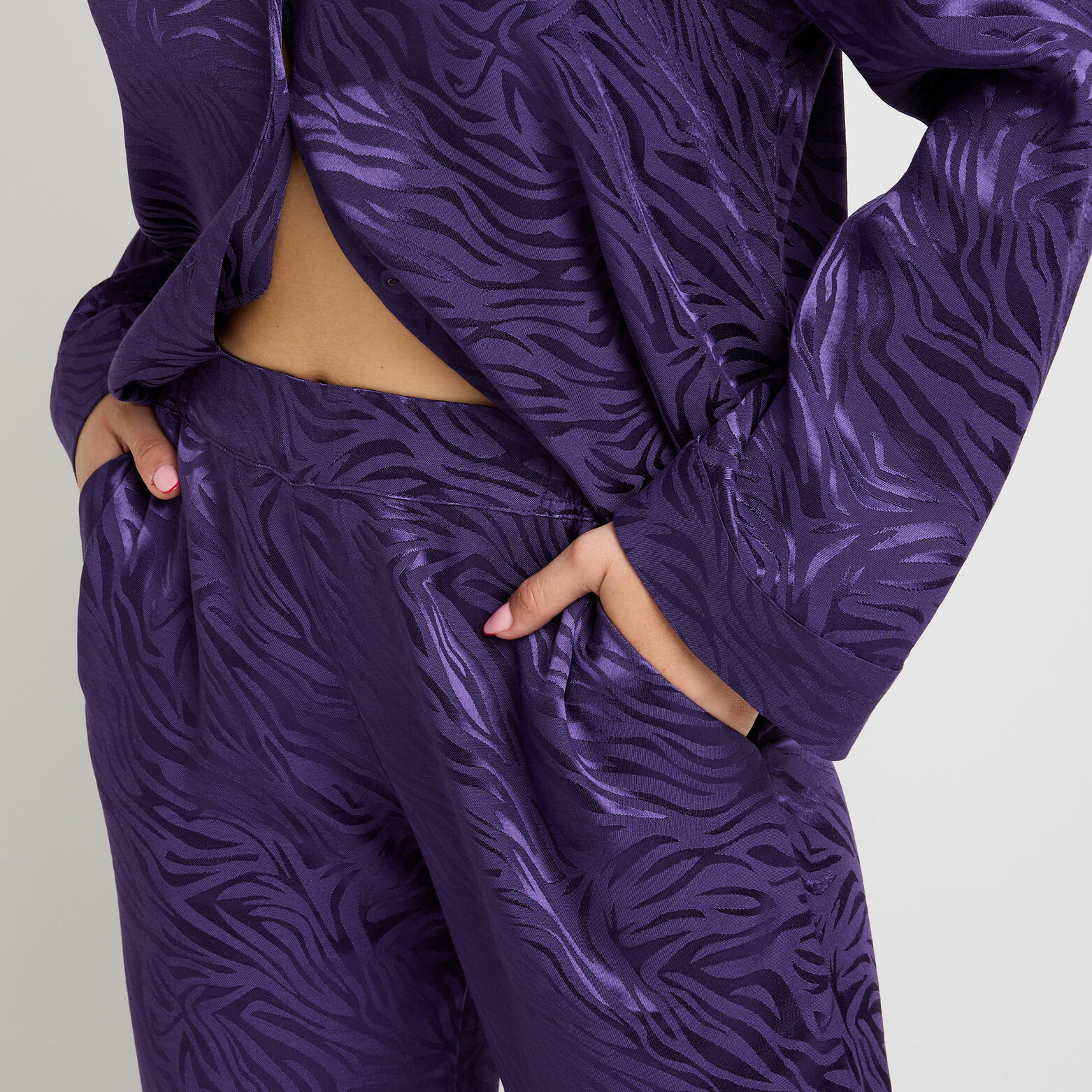 Ensemble FRIMOUSSE chemise & pantalon satin
