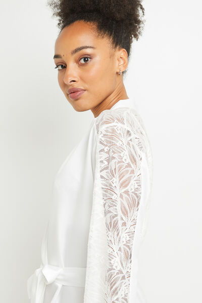 DESHABILLE DENTELLE BLANC