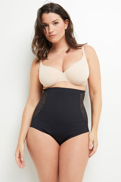 BELIEVE CULOTTE TRES HAUTE MICROFIBRE NOIR
