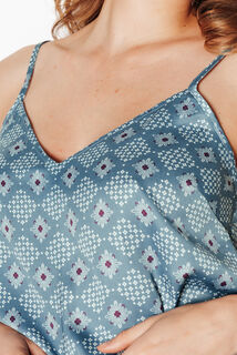 GIRLY TOP MULTICO BLEU