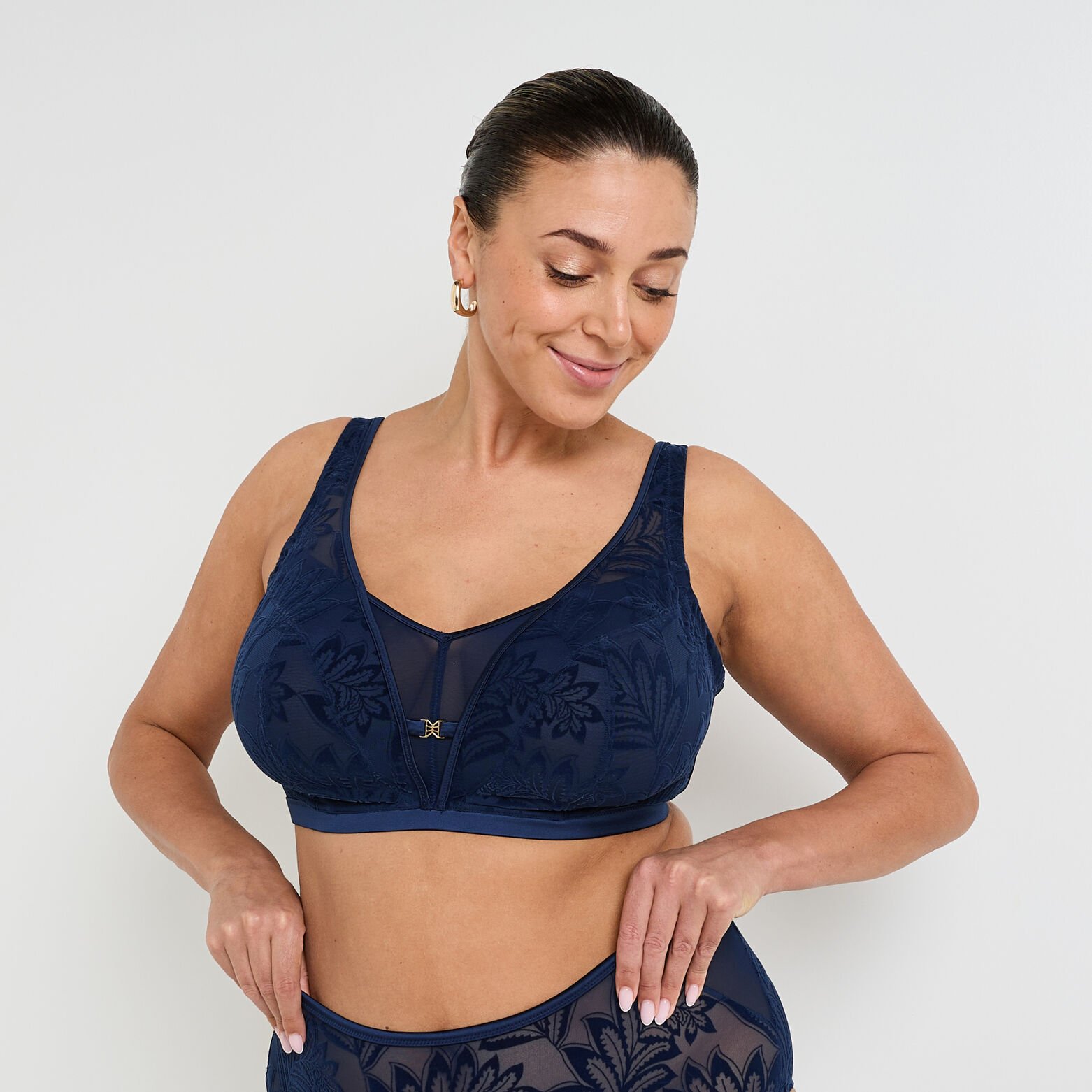 FANTINE SOUTIEN-GORGE SANS ARMATURES MARINE