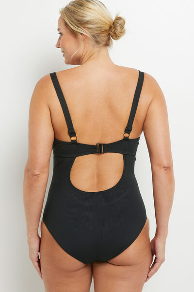 LOTUS MAILLOT DE BAIN 1PC GRANDS BONNETS NOIR