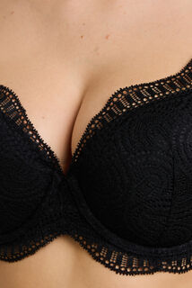 GRACE SOUTIEN-GORGE AMPLIFORME DENTELLE NOIR