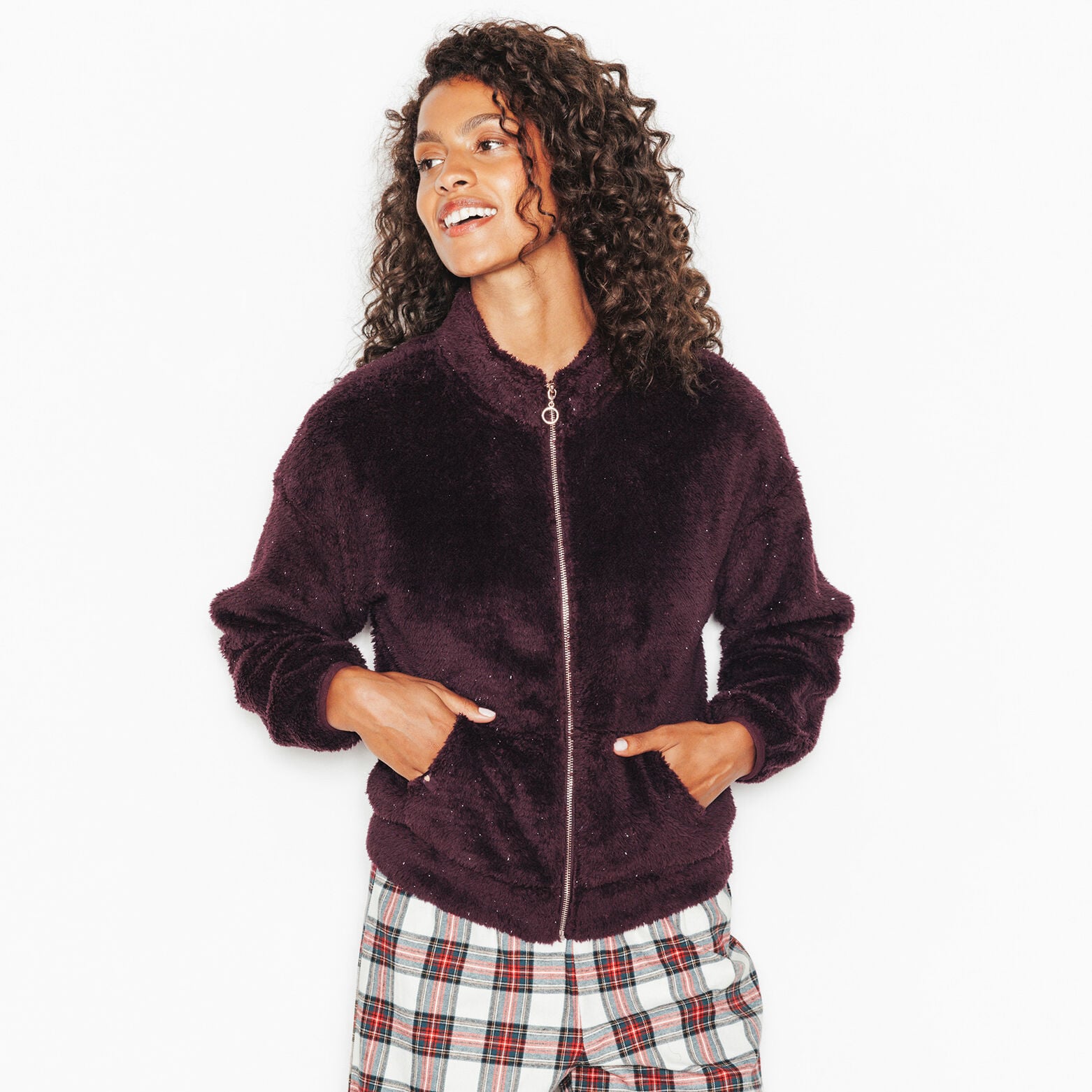 JOVINA VESTE COURTE BORDEAUX