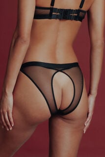 CYLIA CULOTTE OUVERTE NOIR