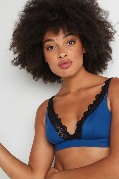 SYARA SOUTIEN-GORGE SANS ARMATURES BLEU
