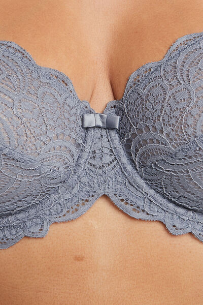 DENTELLE SOUTIEN-GORGE EMBOITANT BLEU CLAIR