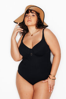 MALOU Maillot de bain 1 Pi&egrave;ce NOIR