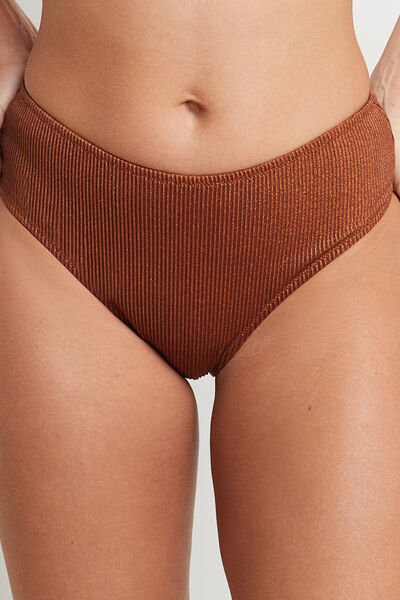 MAGMA MAILLOT DE BAIN CULOTTE HAUTE MARRON