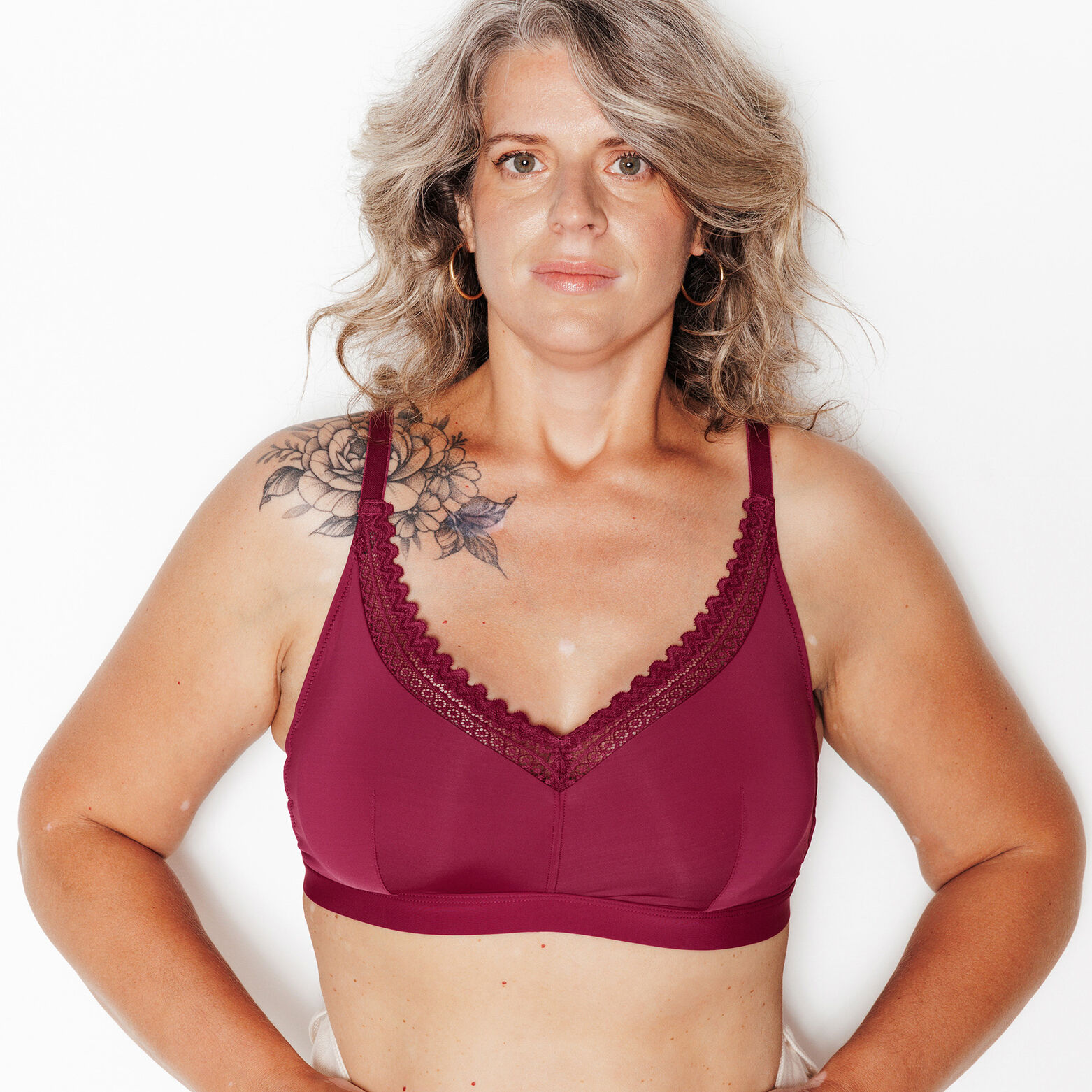 DOUCE Soutien-gorge Post op&eacute;ratoire Triangle BORDEAUX