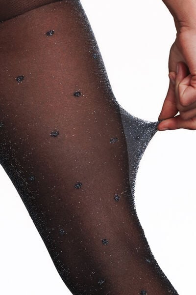 COLLANT FANTAISIE 30 DENIERS NOIR