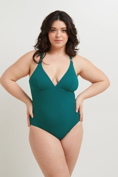 Maillot de bain 1 Pièce Triangle VERT