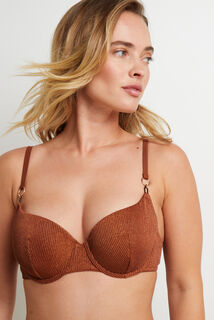 MAGMA MAILLOT DE BAIN COQUE AMPLIFORME MARRON