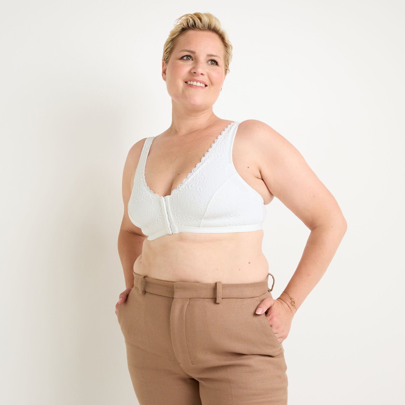ISALIS BRASSIERE POST OPERATOIRE BLANC