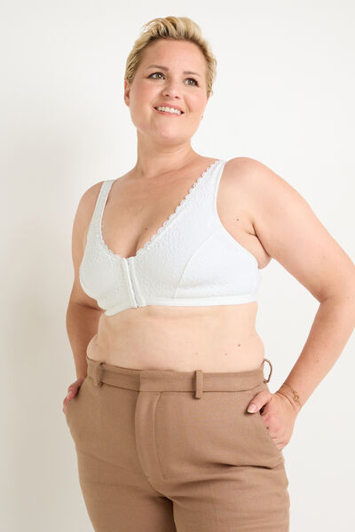 BRASSIERE POST OPERATOIRE BLANC