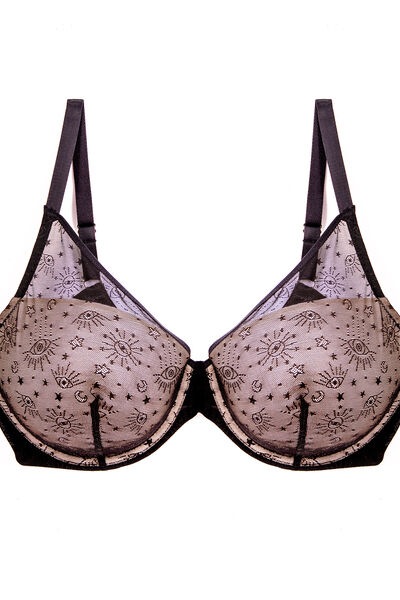 Soutien-gorge coques armatures NOIR