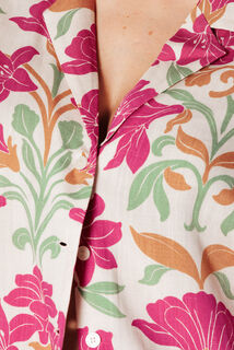 JUILLET CHEMISE MANCHES COURTES MULTICO ROSE