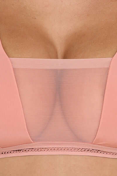 GINNY BRASSIERE SANS ARMATURES MICROFIBRE ROSE