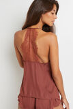 AMANTE TOP SATIN BRONZE