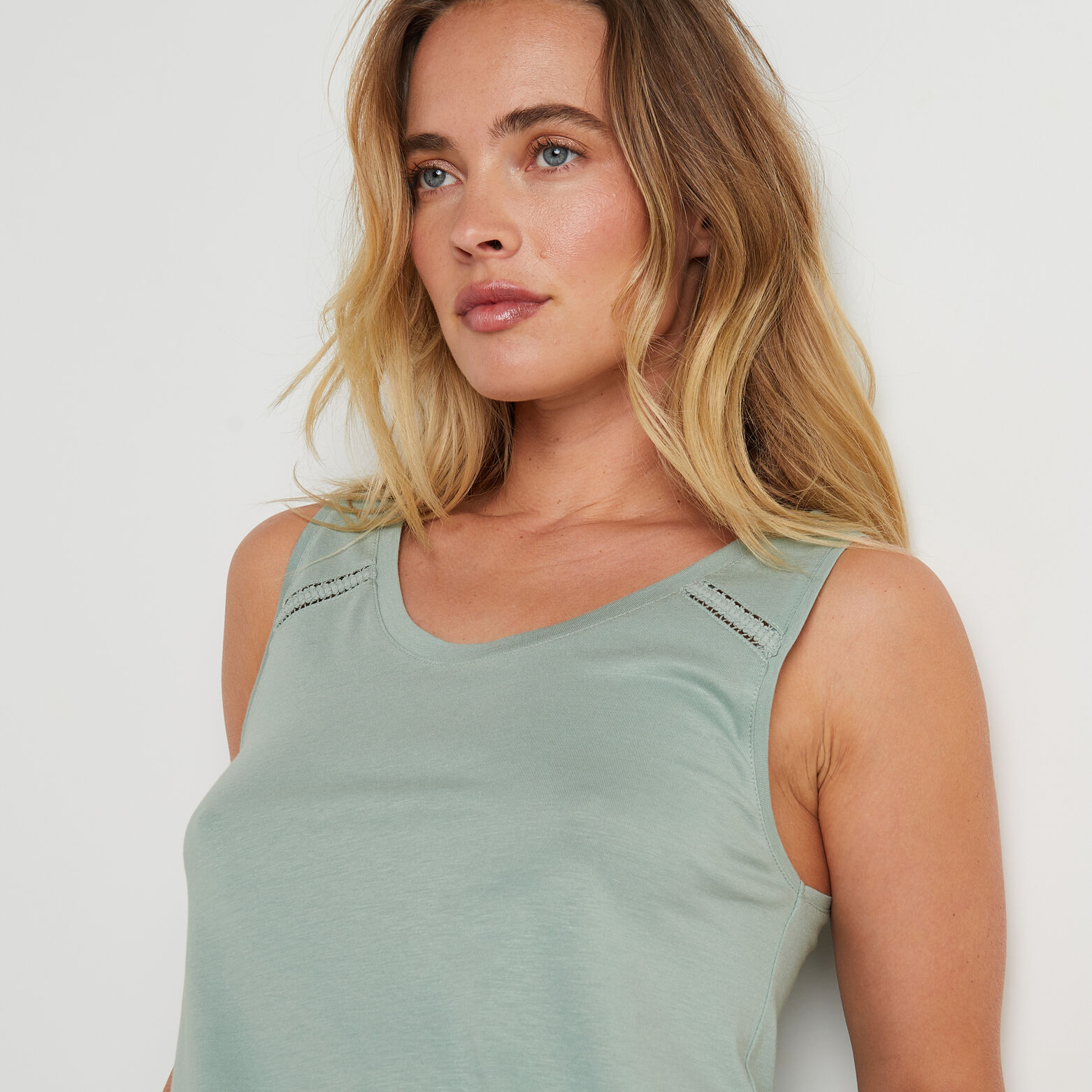 DOUCEUR TOP Vert clair
