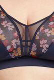 BLANCHE SOUTIEN-GORGE GRANDS BONNETS MULTICO BLEU