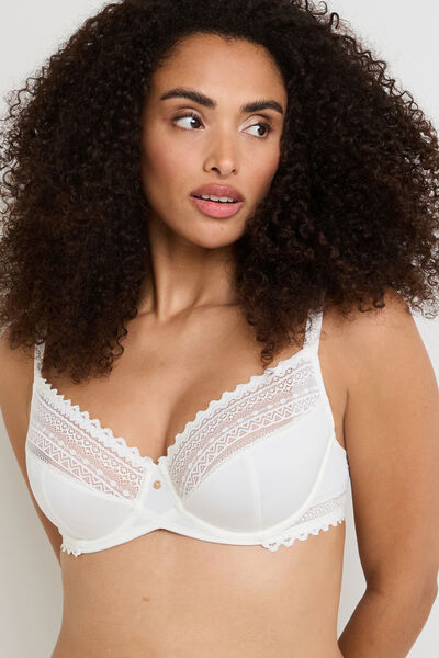 DOUCE SOUTIEN-GORGE EMBOITANT MICROFIBRE ECRU