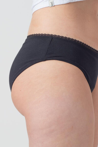Culotte menstruelle flux moyen NOIR