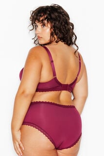 DOUCE SOUTIEN-GORGE GRANDE TAILLE BORDEAUX