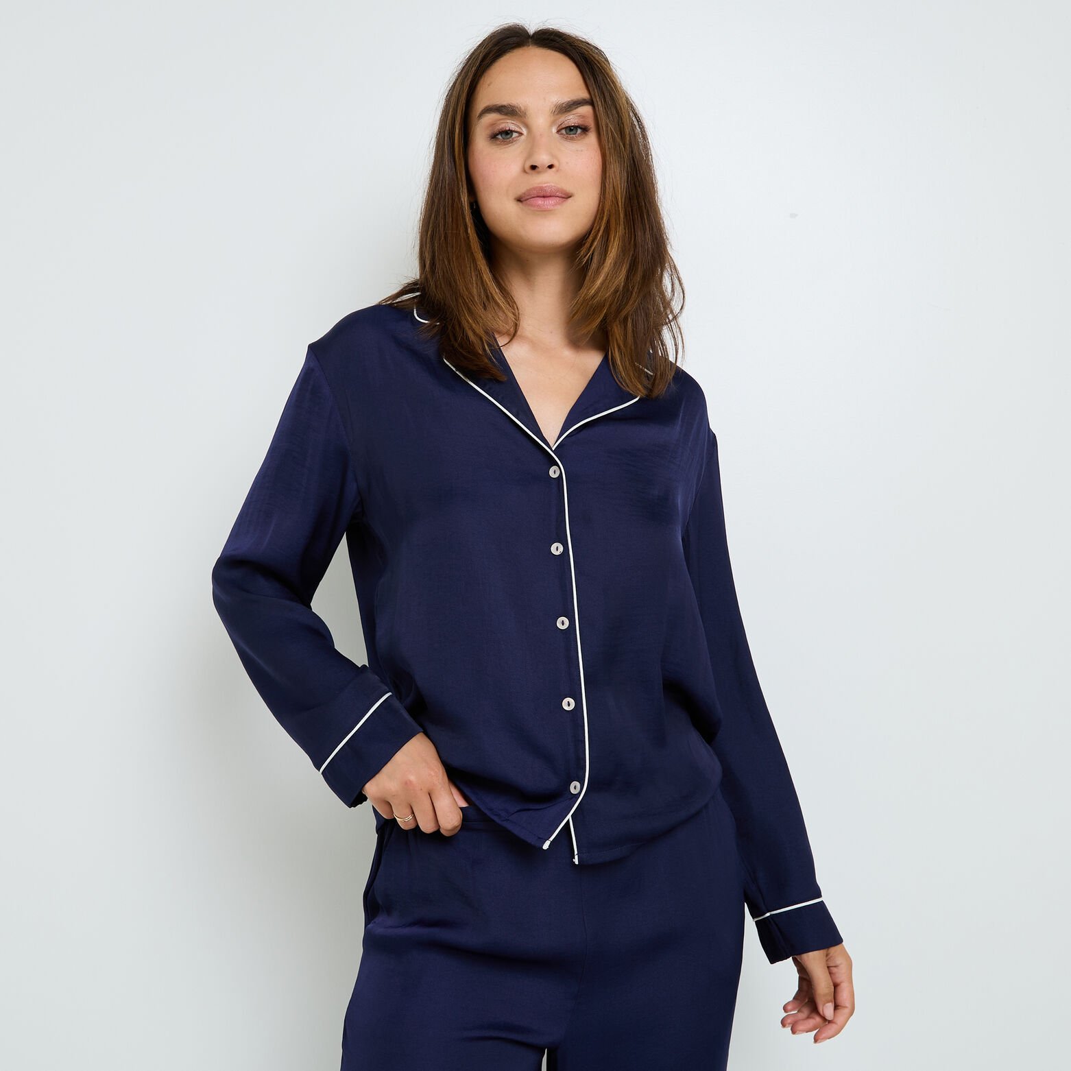 HADAMA CHEMISE MANCHES LONGUES BLEU