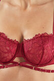 APOLLON SOUTIEN-GORGE BALCONNET DENTELLE BORDEAUX
