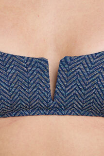 NINON Maillot de bain Triangle BLEU