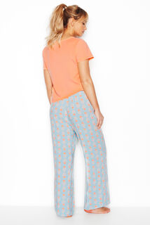 IDEALE PYJAMA PANTACOURT 2 PIECES MULTICO ORANGE