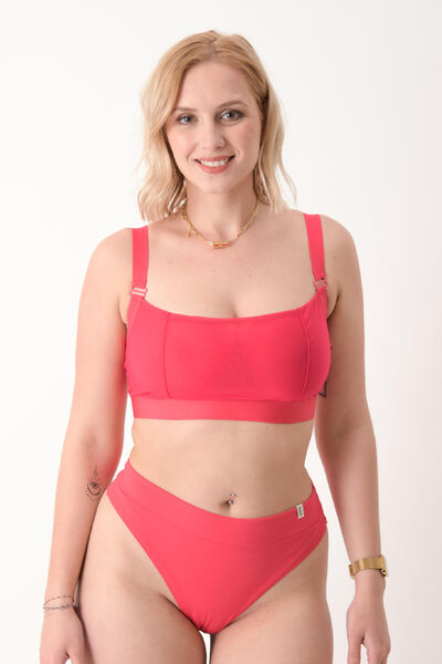 BRASSIERE TULLE CERISE
