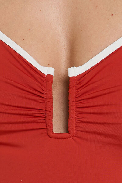 Maillot de bain 1 Pièce triangle ORANGE