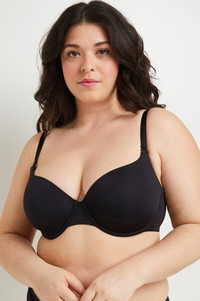 SOUTIEN-GORGE AMPLIFORME MICROFIBRE NOIR