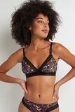 ANTONIA SOUTIEN-GORGE SANS ARMATURES NOIR/ROSE