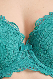 DENTELLE SOUTIEN-GORGE AMPLIFORME DENTELLE Vert clair