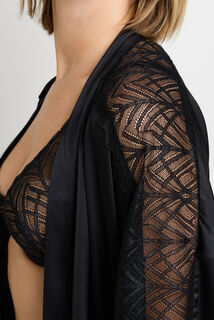 FEMME KIMONO NOIR