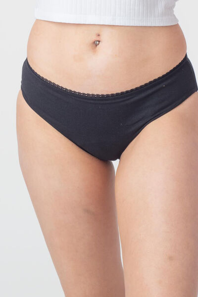 Culotte menstruelle flux moyen NOIR