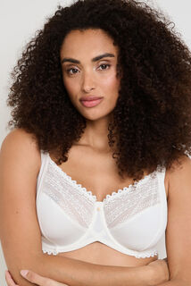 DOUCE SOUTIEN-GORGE EMBOITANT GRANDE TAILLE MICROF ECRU