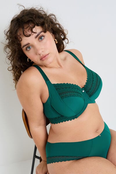 DOUCE SOUTIEN-GORGE GRANDE TAILLE VERT