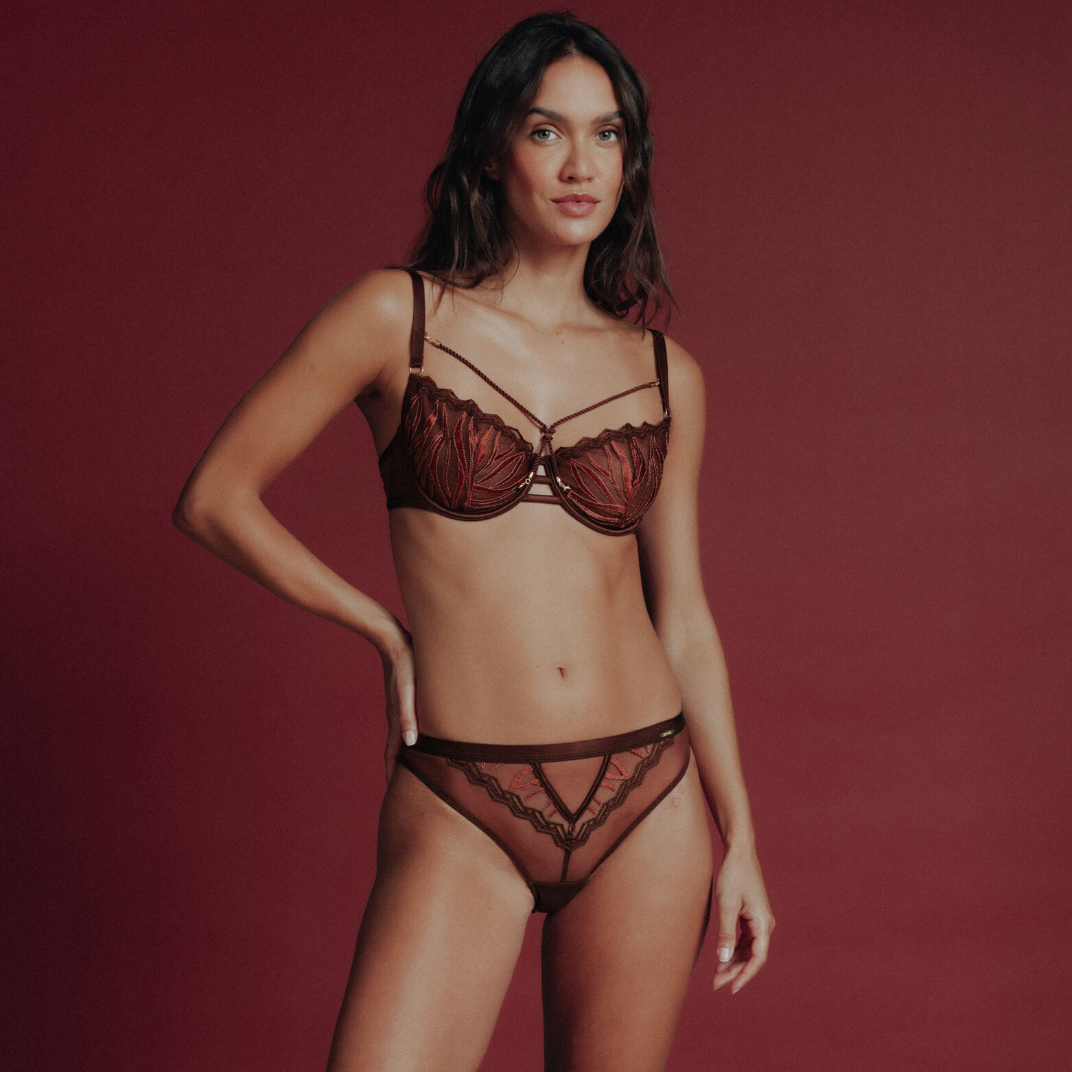 CIANE CULOTTE MULTICO MARRON