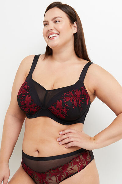 AZUR+ SOUTIEN-GORGE AMPLIFORME EMBOITANT MULTICO NOIR