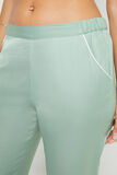 BERLIOZ PANTALON SATIN MAT Vert clair