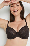 BISOU SOUTIEN-GORGE EMBOITANT DENTELLE MARRON