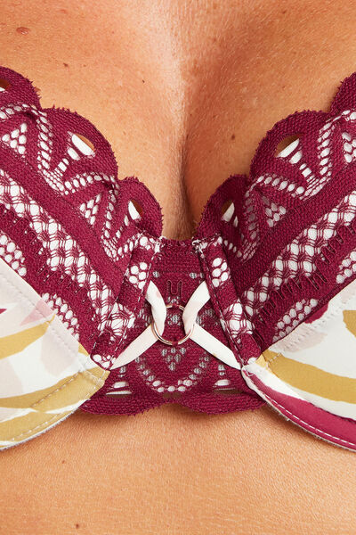 AMY SOUTIEN-GORGE AMPLI EMBOITANT BLANC/ROUGE