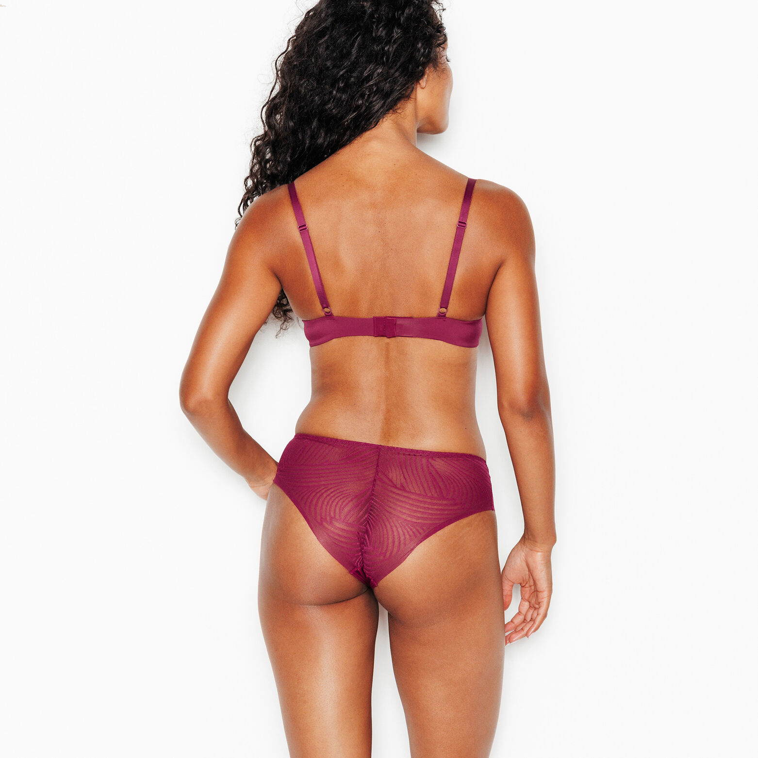 JANICE SHORTY DENTELLE VIOLET