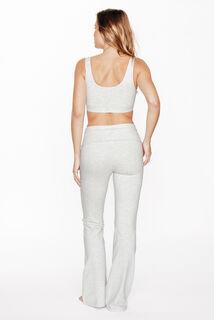 IRINA PANTALON FLARE GRIS CLAIR
